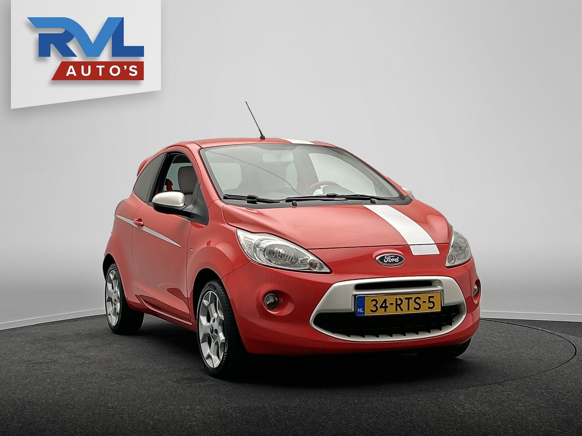 Ford Ka 1.2 Grand Prix start/stop | Origineel NL | Airco | E, Auto's, Voorwielaandrijving, Euro 5, Stof, Gebruikt