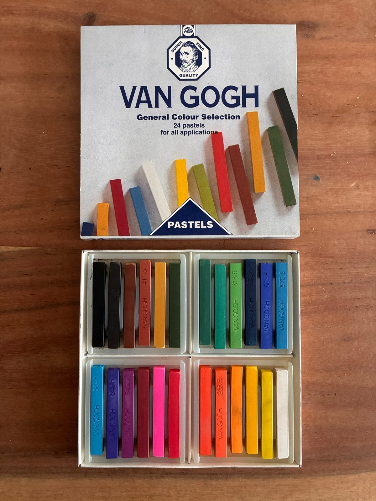 Van Gogh Pastels (hard, 24 kleuren), Ophalen, Gebruikt, Overige thema's, Meerkleurig