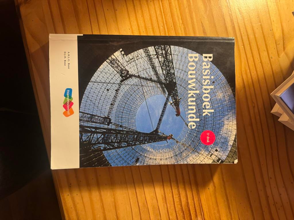 Basisboek Bouwkunde - Studieboek HBO/WO, Boeken, Ophalen of Verzenden, Beta, Gelezen, HBO