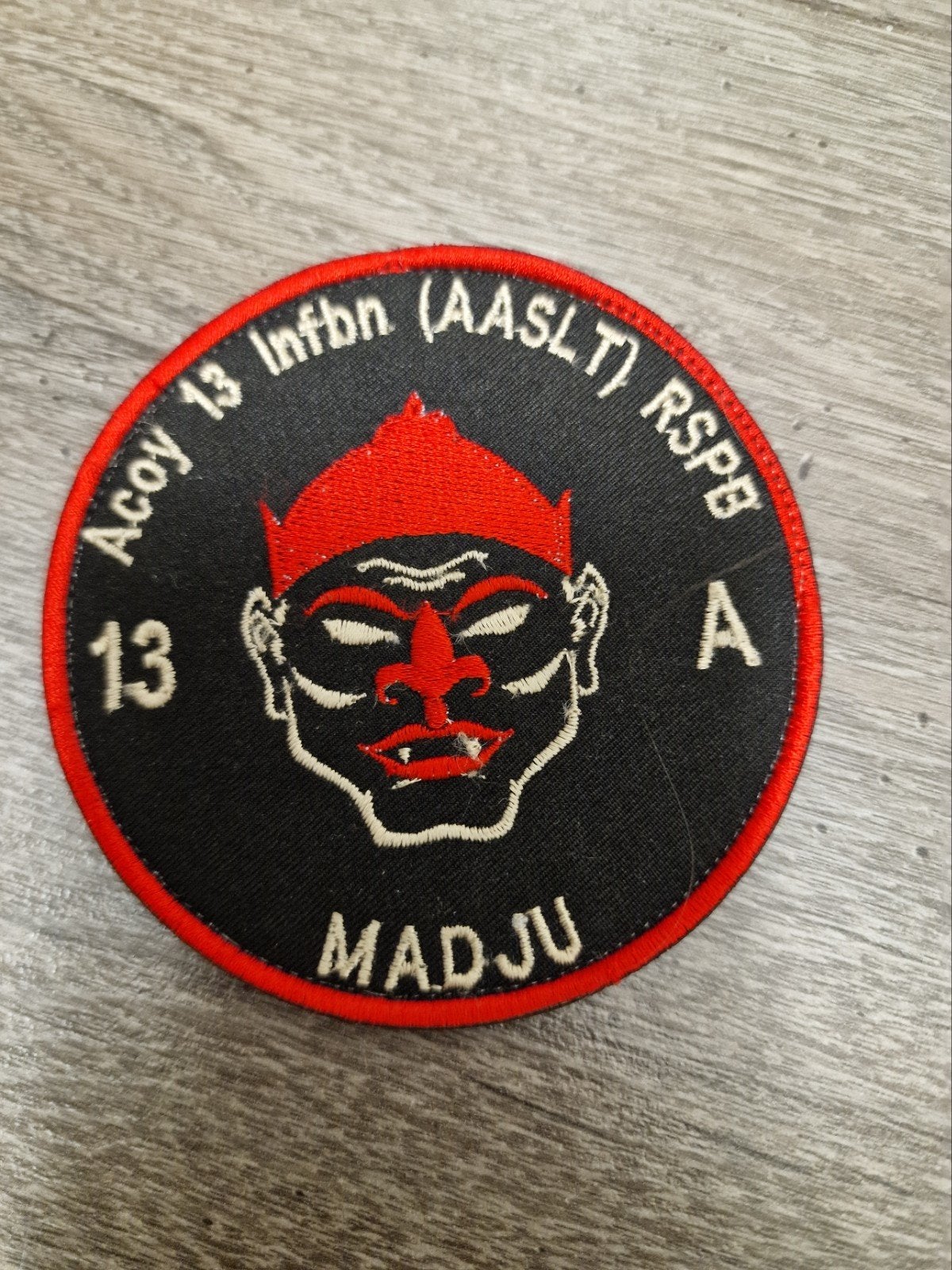 13 Infbat A-cie Regiment Stoottroepen Luchtmobiele Brigade, Verzamelen, Ophalen, Landmacht, Nederland, Embleem of Badge