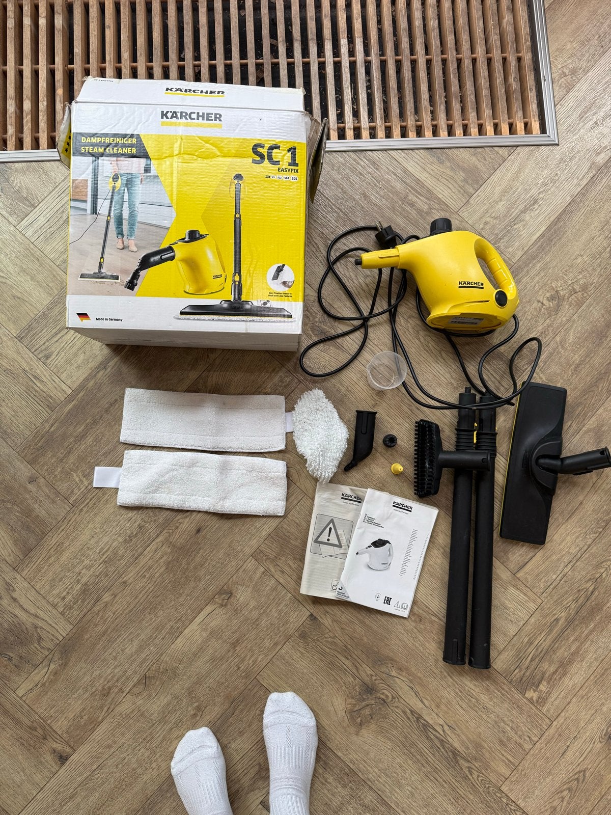 Kärcher SC 1 EasyFix Stoomreiniger - Zo goed als nieuw, Ophalen of Verzenden, Zo goed als nieuw, Stoomreiniger