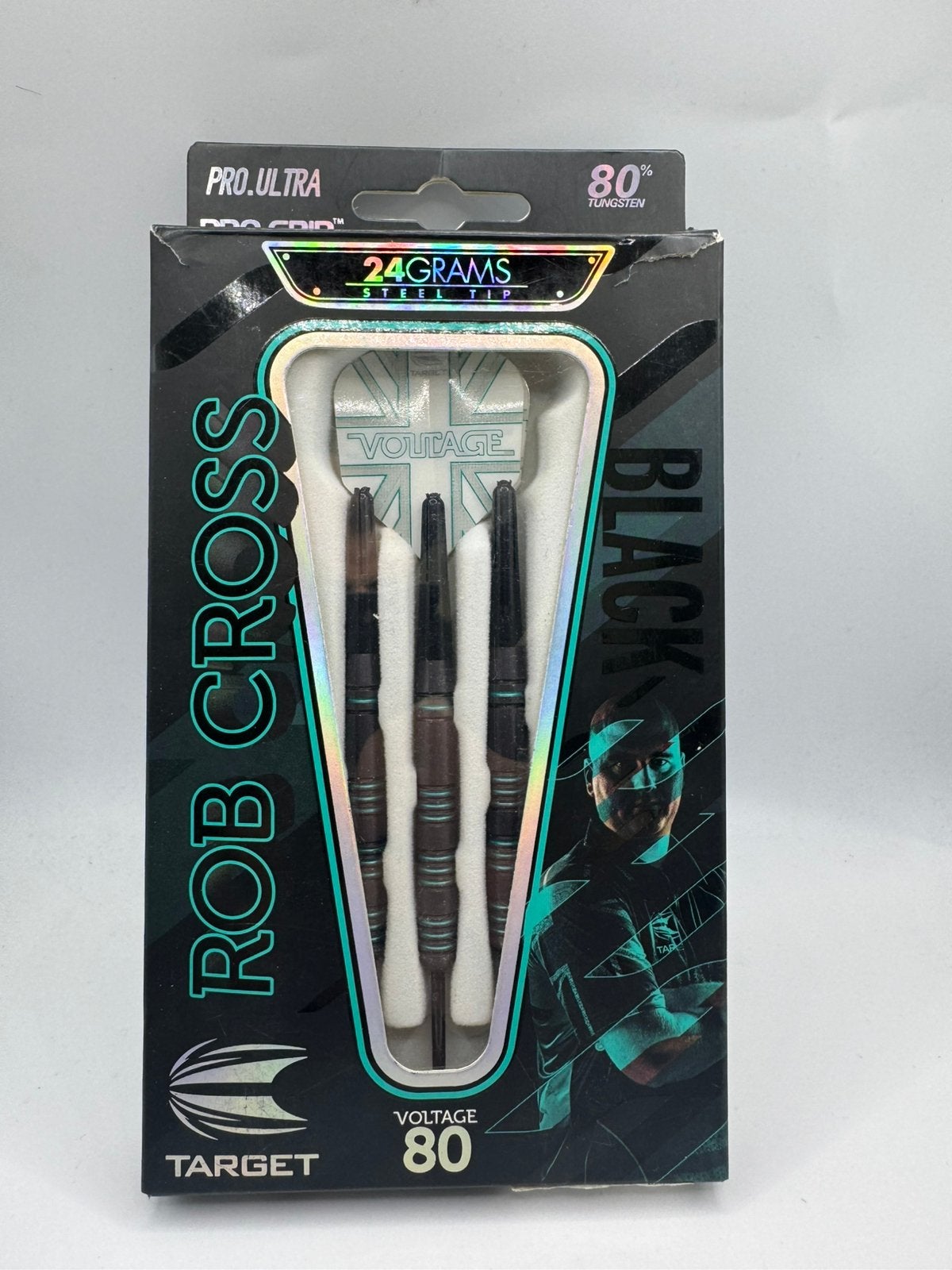 Target Rob Cross Black 24 Gram Dartpijlen, Ophalen of Verzenden, Zo goed als nieuw, Nvt, Nvt