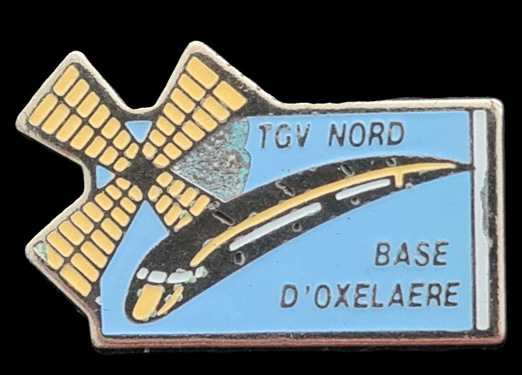 TGV Nord- Base d' Oxelare pin, Verzenden, Nieuw, Transport, Speldje of Pin