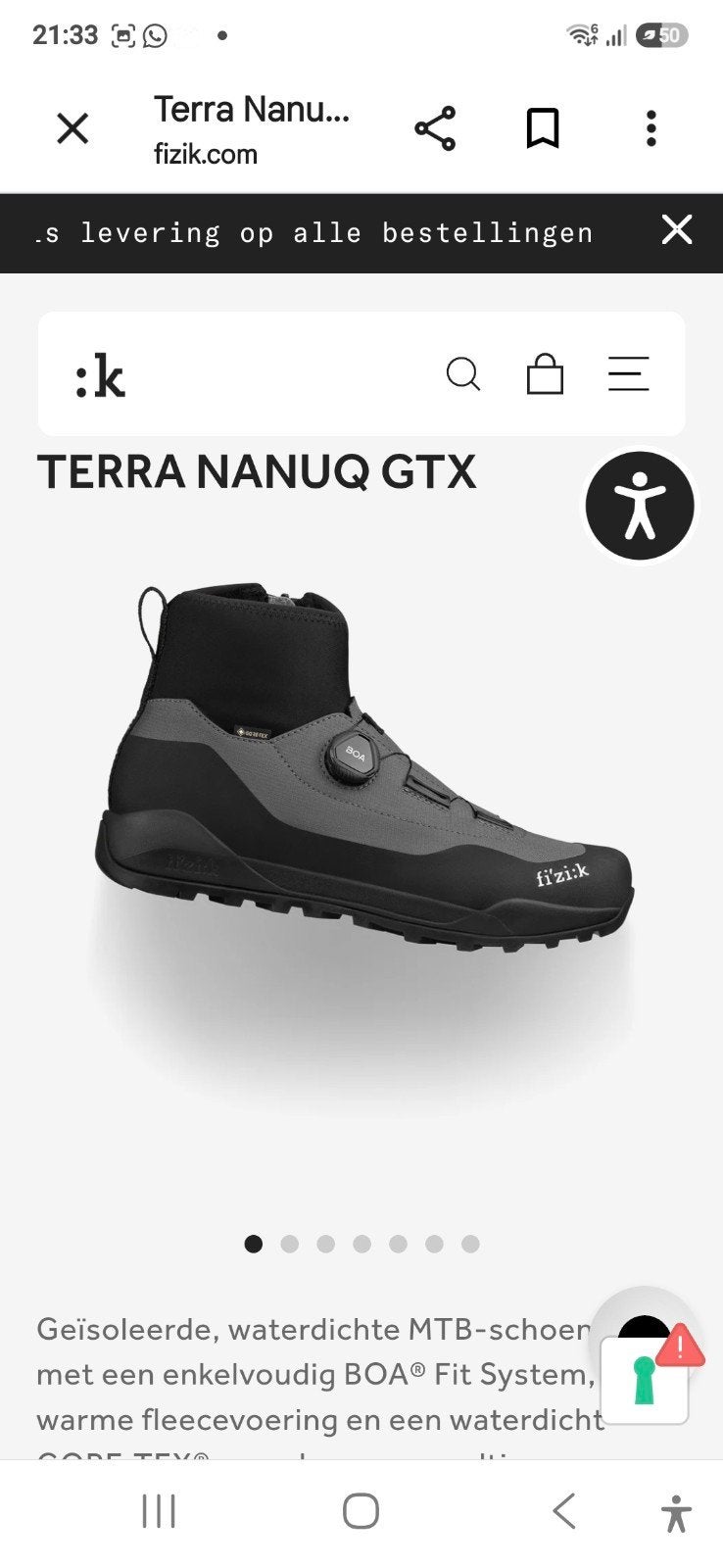 Fizik Terra Nanuq GTX MTB-schoenen - Nieuw in doos, Dames, Schoenen, Nieuw, Overige maten