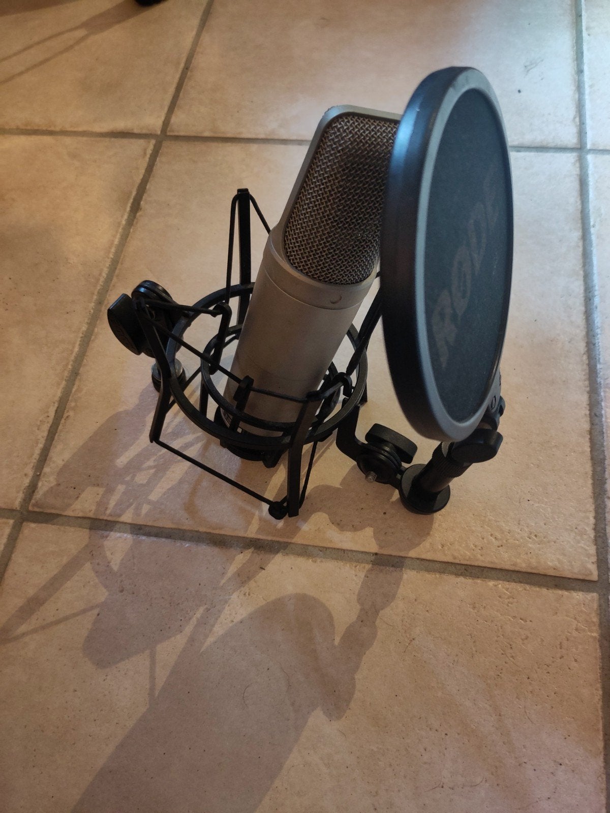 Rode NT1000 Studiomicrofoon met Shockmount, Ophalen of Verzenden, Gebruikt, Studiomicrofoon