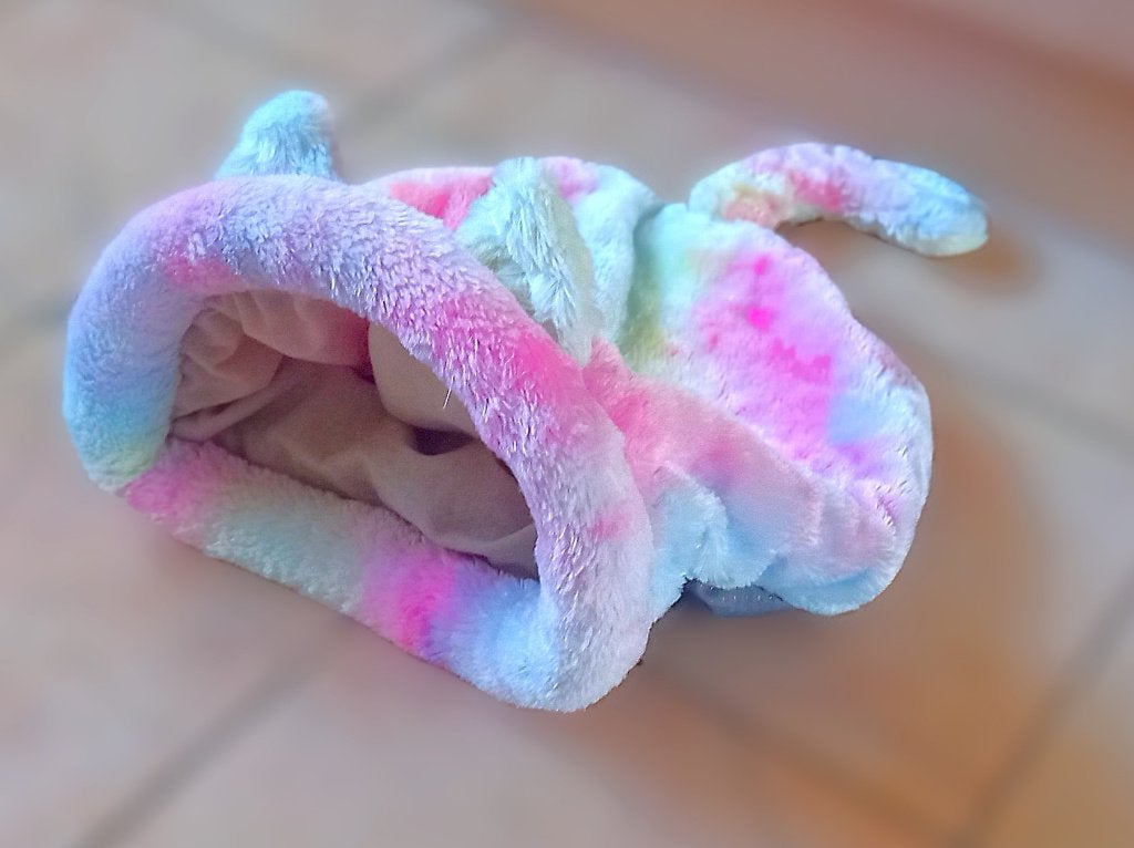 Leuke kattenmand met oortjes en staart - pastelkleuren, Dieren en Toebehoren, Kattenmanden, Ophalen of Verzenden, Overige