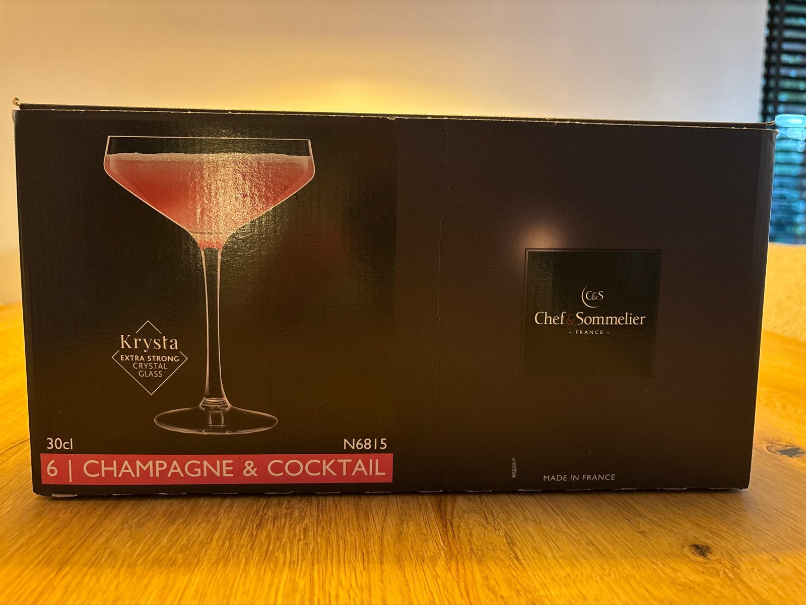 Chef & Sommelier Krysta Champagneglazen (6 stuks), Ophalen of Verzenden, Nieuw, Glas, Overige merken