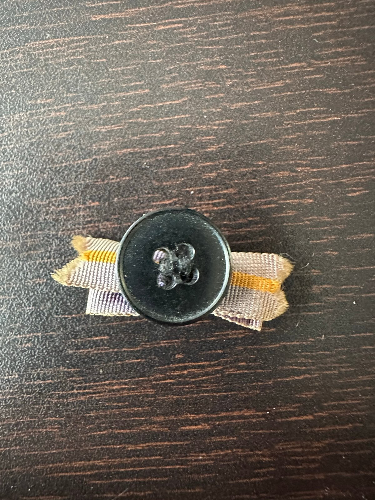 Vintage lintje met knoopje - Decoratief item, Ophalen of Verzenden, Landmacht, Nederland