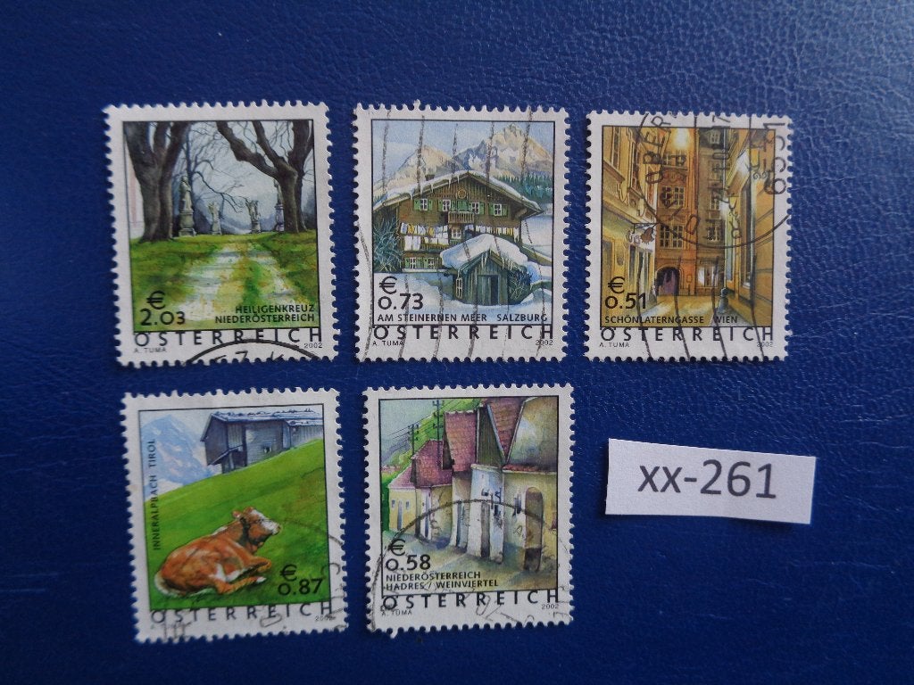oostenrijk - vakantie in oostenrijk 2002 (xx-261), Ophalen of Verzenden, Gestempeld