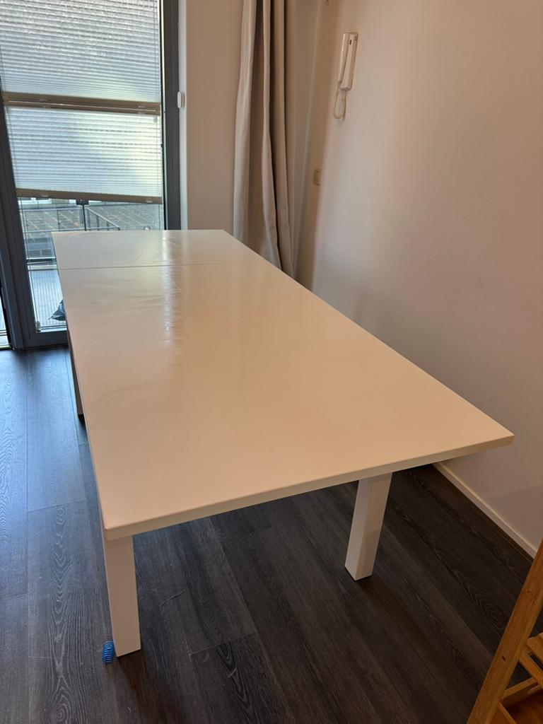 IKEA NÄSINGE uitschuifbare tafel 130/190x80 cm, Ophalen, 100 tot 150 cm, 50 tot 100 cm, Zo goed als nieuw