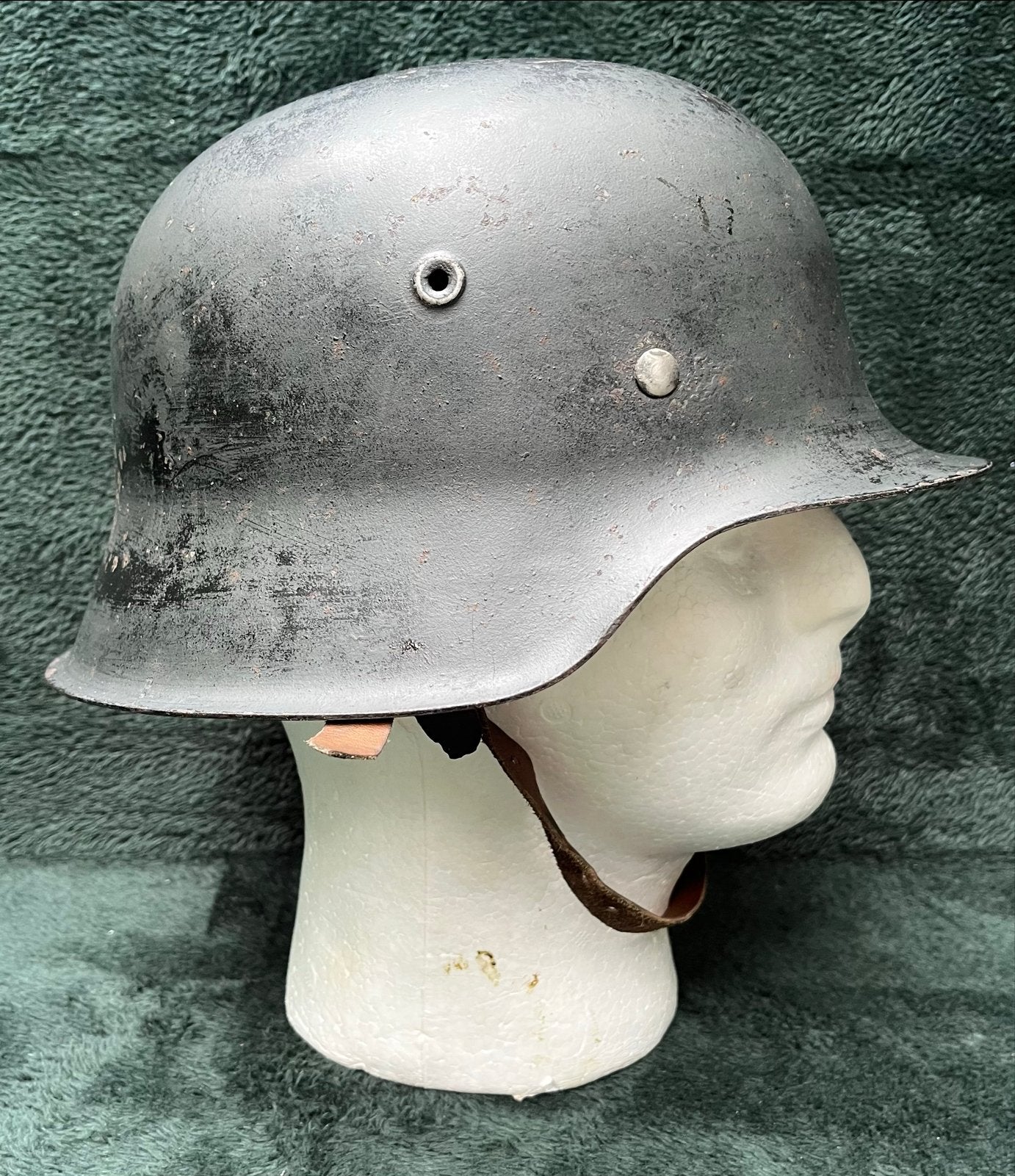 Duitse helm WOII Leger oorlog M40 militaire ET64 uniform, Ophalen of Verzenden, Landmacht, Duitsland, Helm of Baret