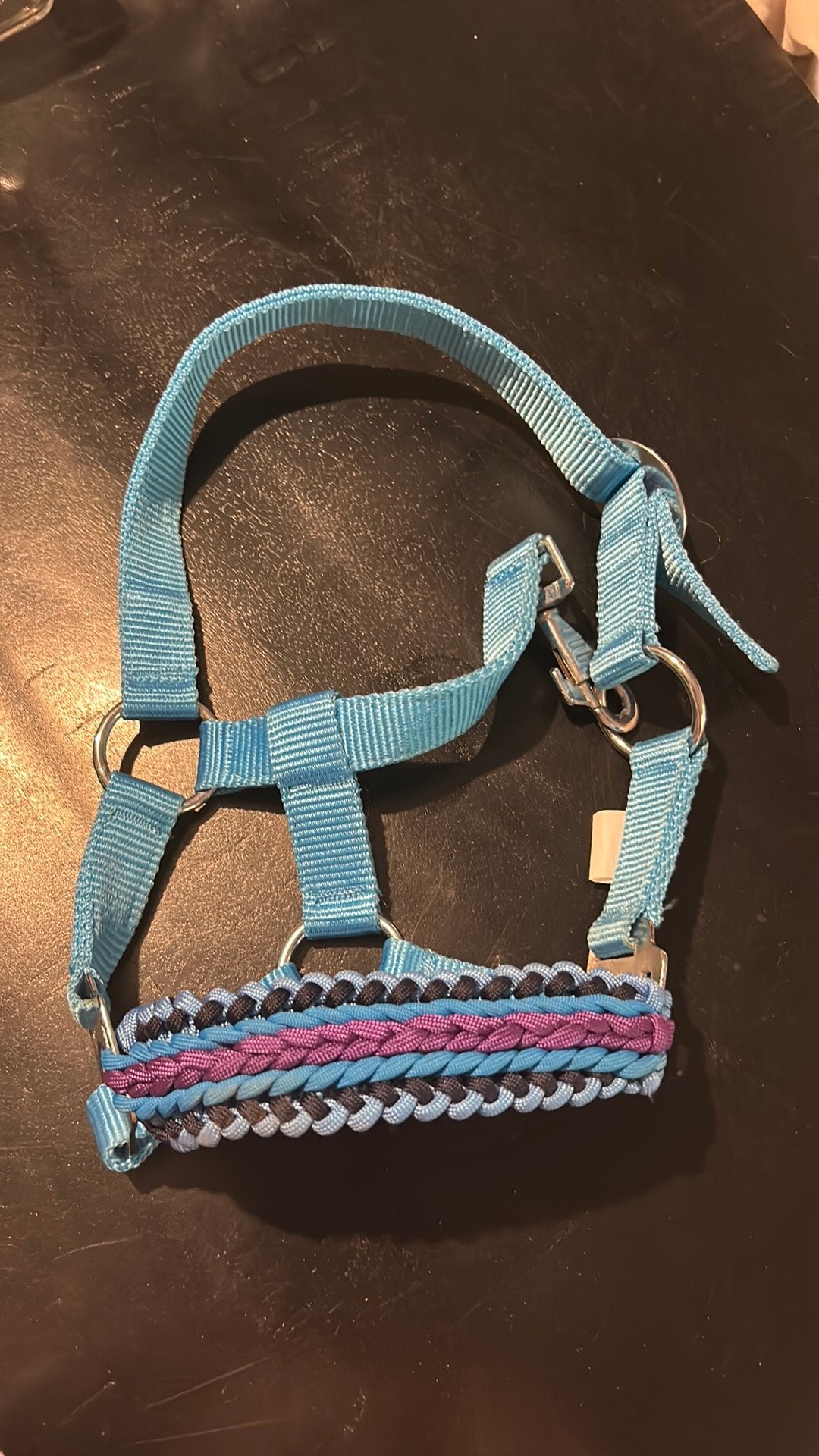 Halster met gevlochten neusband te koop, Ophalen of Verzenden, Zo goed als nieuw, Halster, Mini