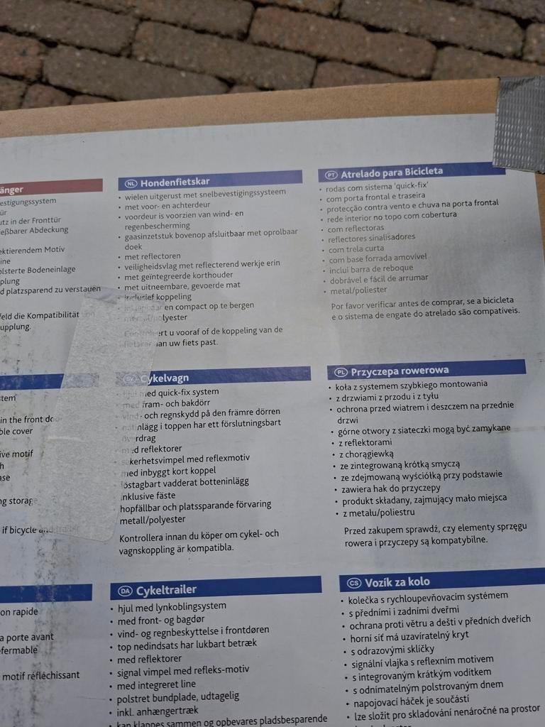 Trixie hondenkar S, Dieren en Toebehoren, Ophalen of Verzenden, Gebruikt