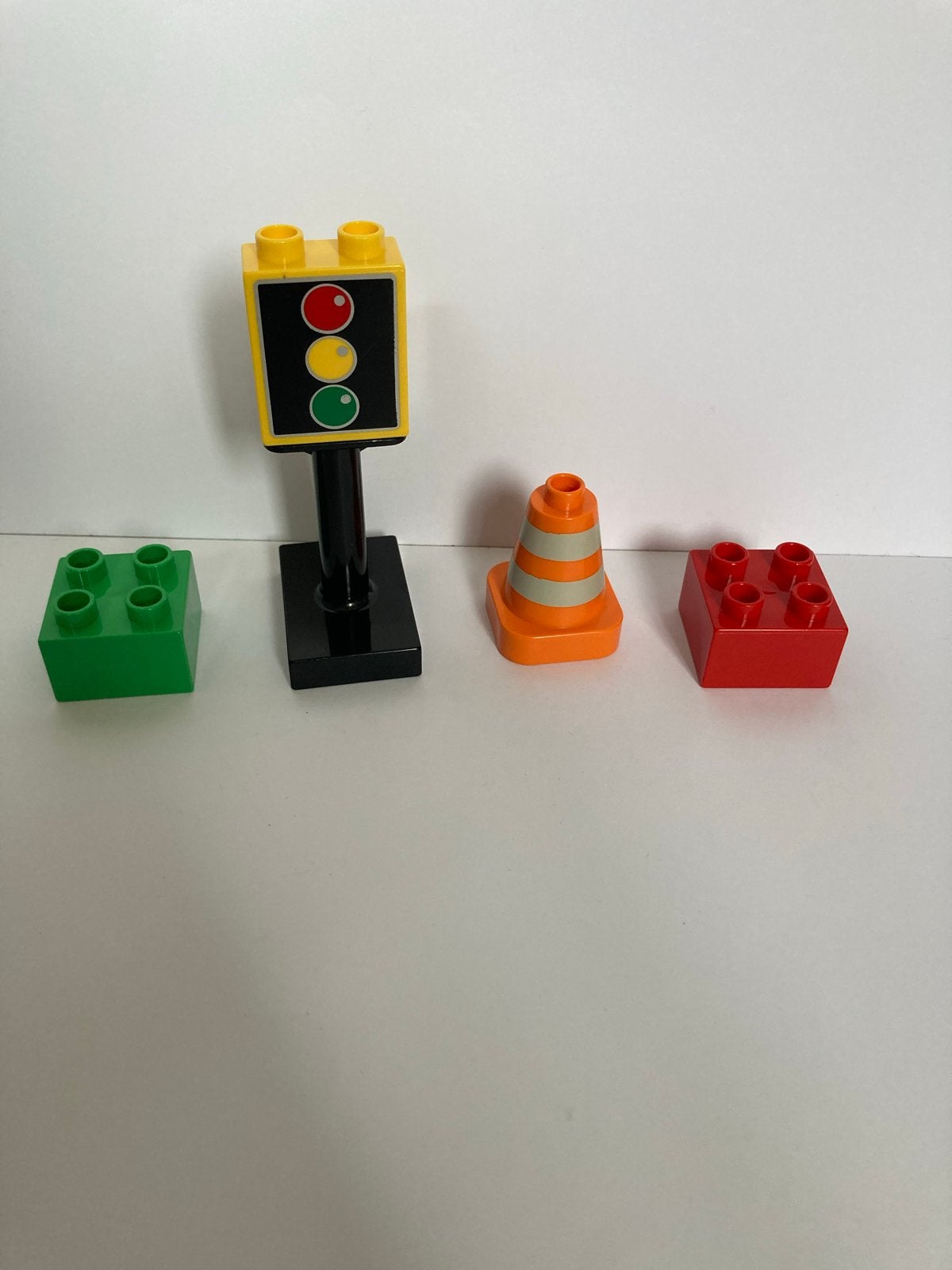 LEGO Duplo Politie Motor met Agent en Verkeersset, Overige thema's, Compleet, Ophalen of Verzenden, Zo goed als nieuw