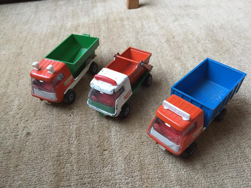 3 stuks Lone Star Top Boy trucks vrachtwagens - jaren 70, Kinderen en Baby's, Speelgoed | Speelgoedvoertuigen, Ophalen of Verzenden
