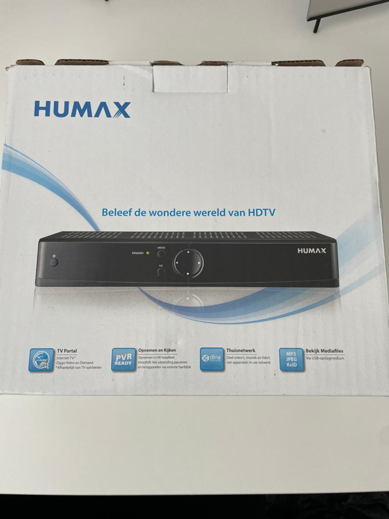 Humax HDTV digitale ontvanger met afstandsbediening, Ophalen of Verzenden, Zo goed als nieuw, Decoder