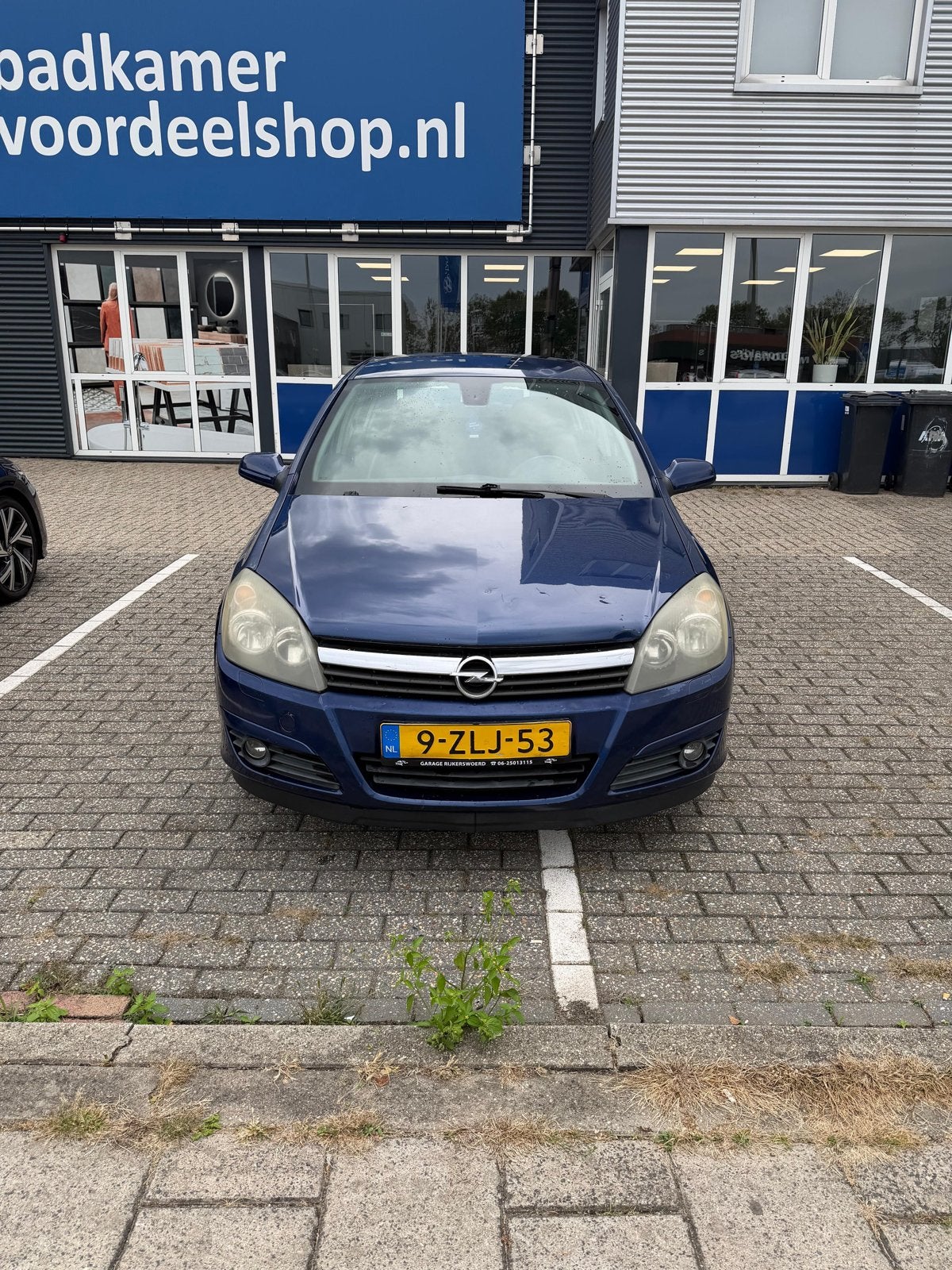 Opel Astra 1.4 16V 5D 2005 Blauw, Voorwielaandrijving, 4 cilinders, Blauw, Leder en Stof