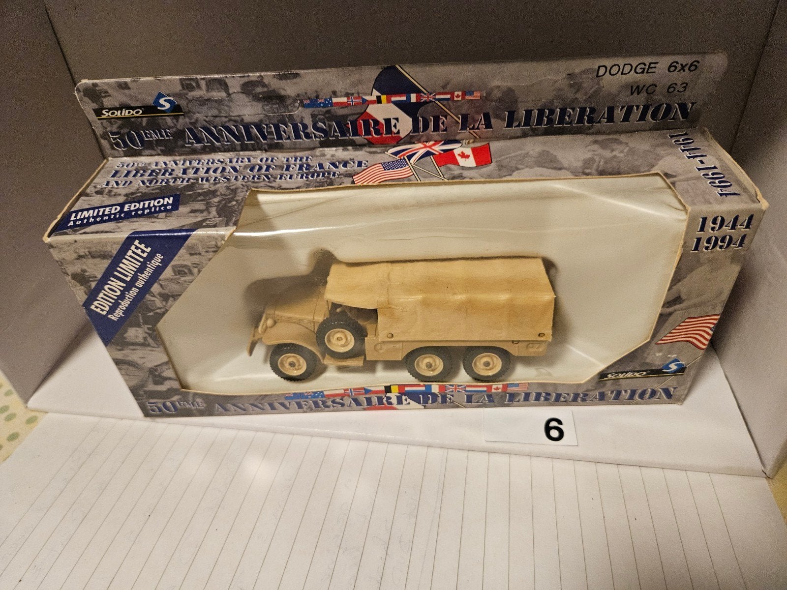 solido militaire voertuigen WWII  woestijn  Dodge, Overige merken, 1:50 of kleiner, Auto, Nieuw