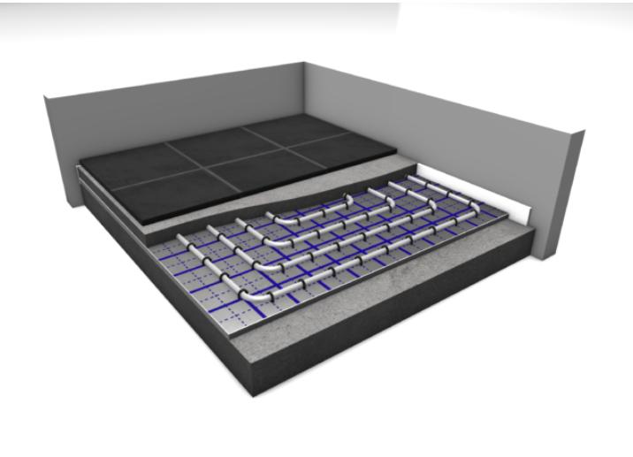 Vloerverwarming Tackerplaat  EPS-45 isolatieplaat 200x100cm, Minder dan 4 cm, Nieuw, Ophalen of Verzenden, 15 m² of meer