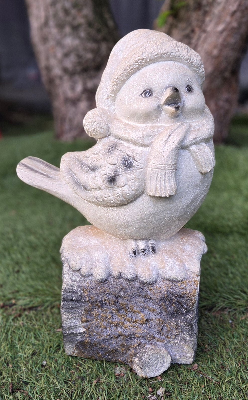 beeld vogel kerst, Tuin en Terras, Ophalen of Verzenden