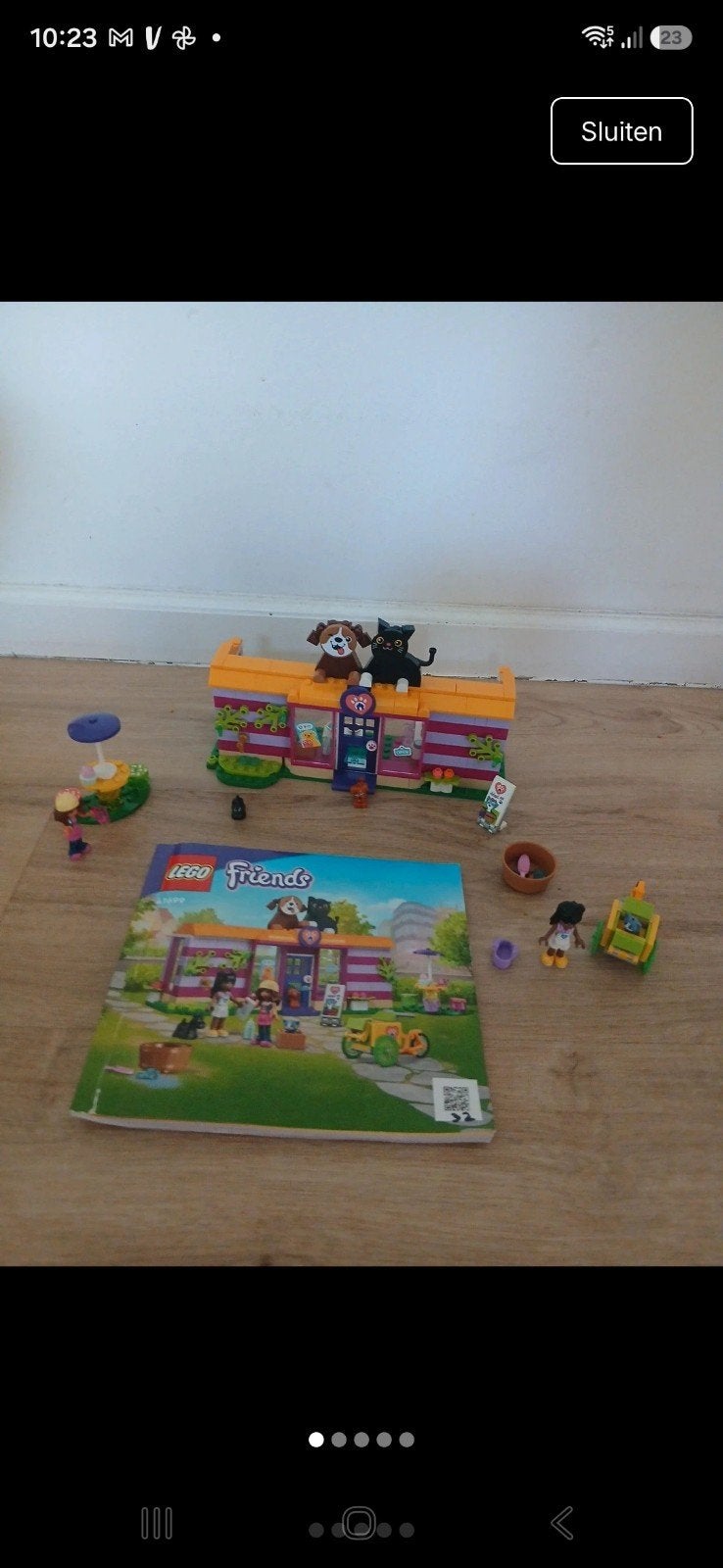Lego friends 41699 dieren opvang te koop, Ophalen of Verzenden, Zo goed als nieuw, Complete set, Lego