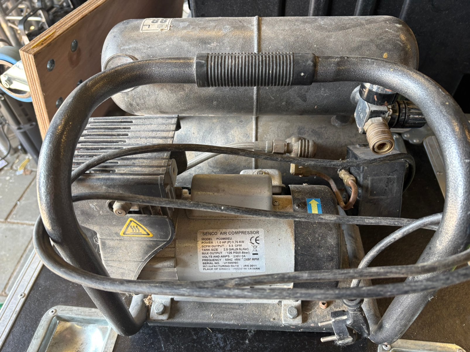 Te koop compressor, Ophalen, Gebruikt