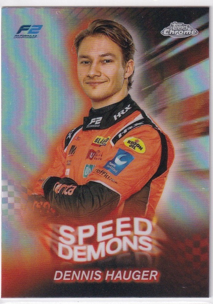 Dennis Hauger Speed Demons Refractor #SD-24, Verzamelen, Verzenden, Nieuw, Formule 1