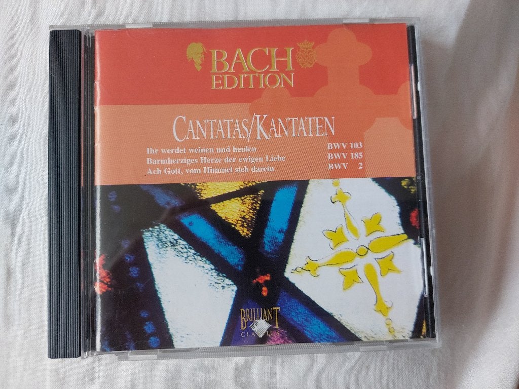 Bach edition cantates kantaten BWV 103, 185 en 2, Ophalen of Verzenden, Barok, Zo goed als nieuw, Overige typen