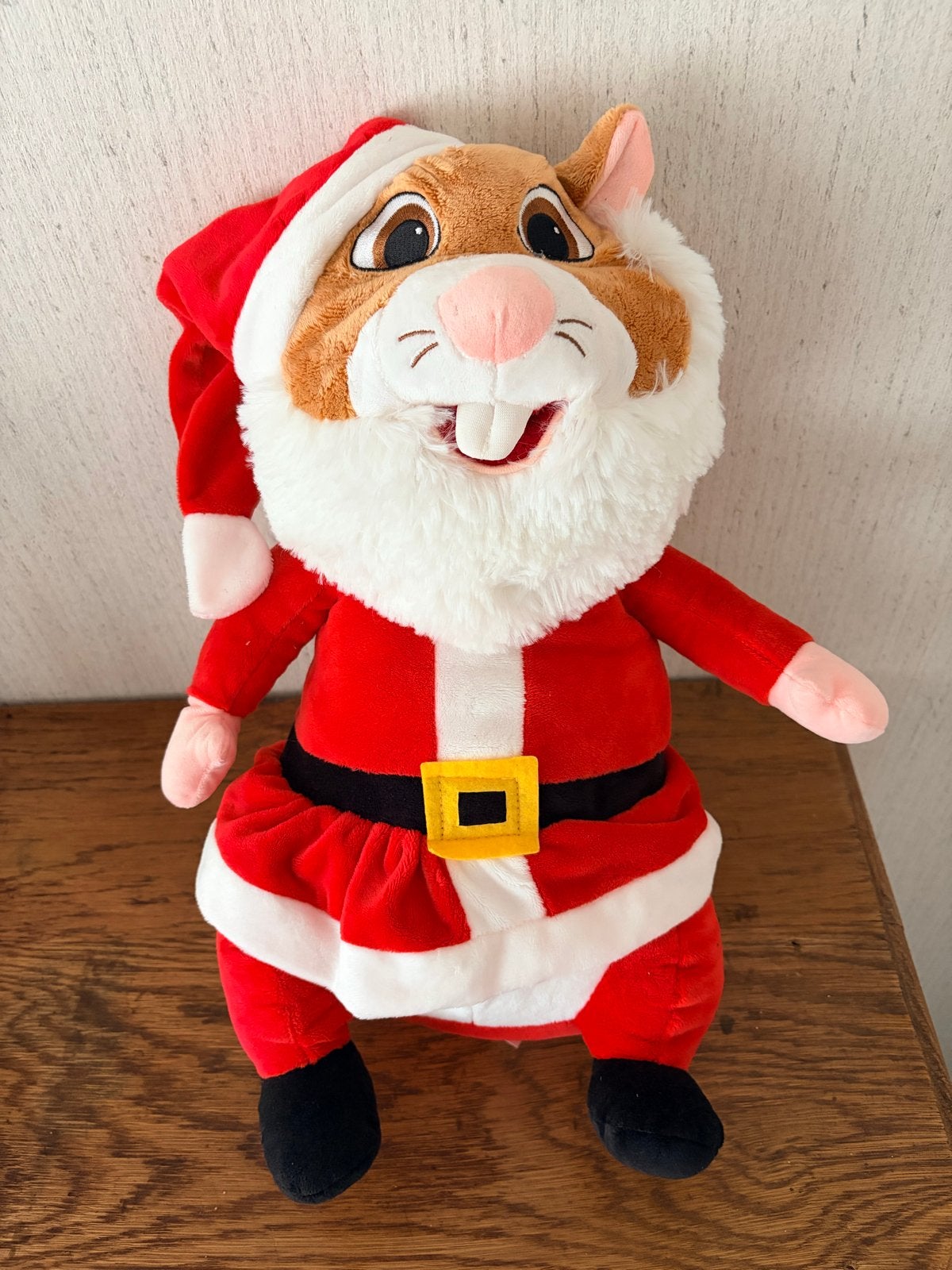 Albert Heijn Hamster Kerstman Knuffel 40 cm, Hamster, Ophalen of Verzenden, Zo goed als nieuw, Middelgroot (20 tot 80 cm)
