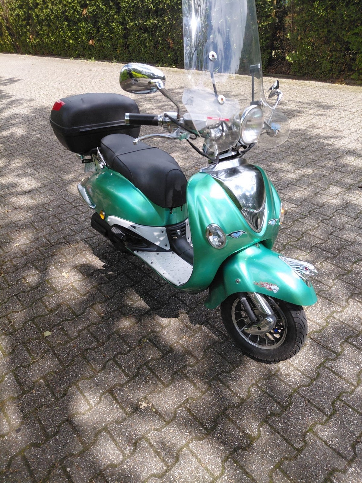Mooie retro 4t scooter, Ophalen of Verzenden, Zo goed als nieuw, Benzine, Overige merken