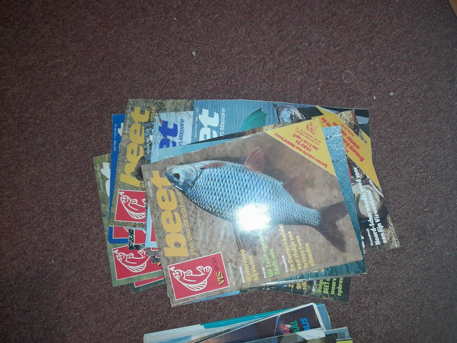 beet magazine, vissport,sportvissen, Boeken, Ophalen, Gelezen
