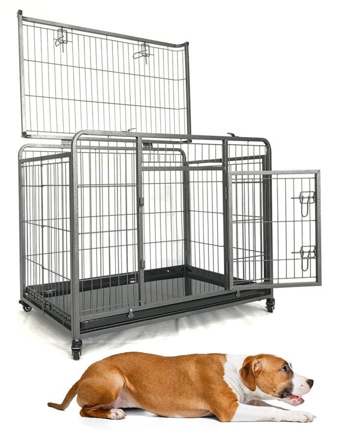 Super Robuuste Heavy Duty Hondenbench XXL – 123 x 75 x 81 cm, Verzenden, Nieuw