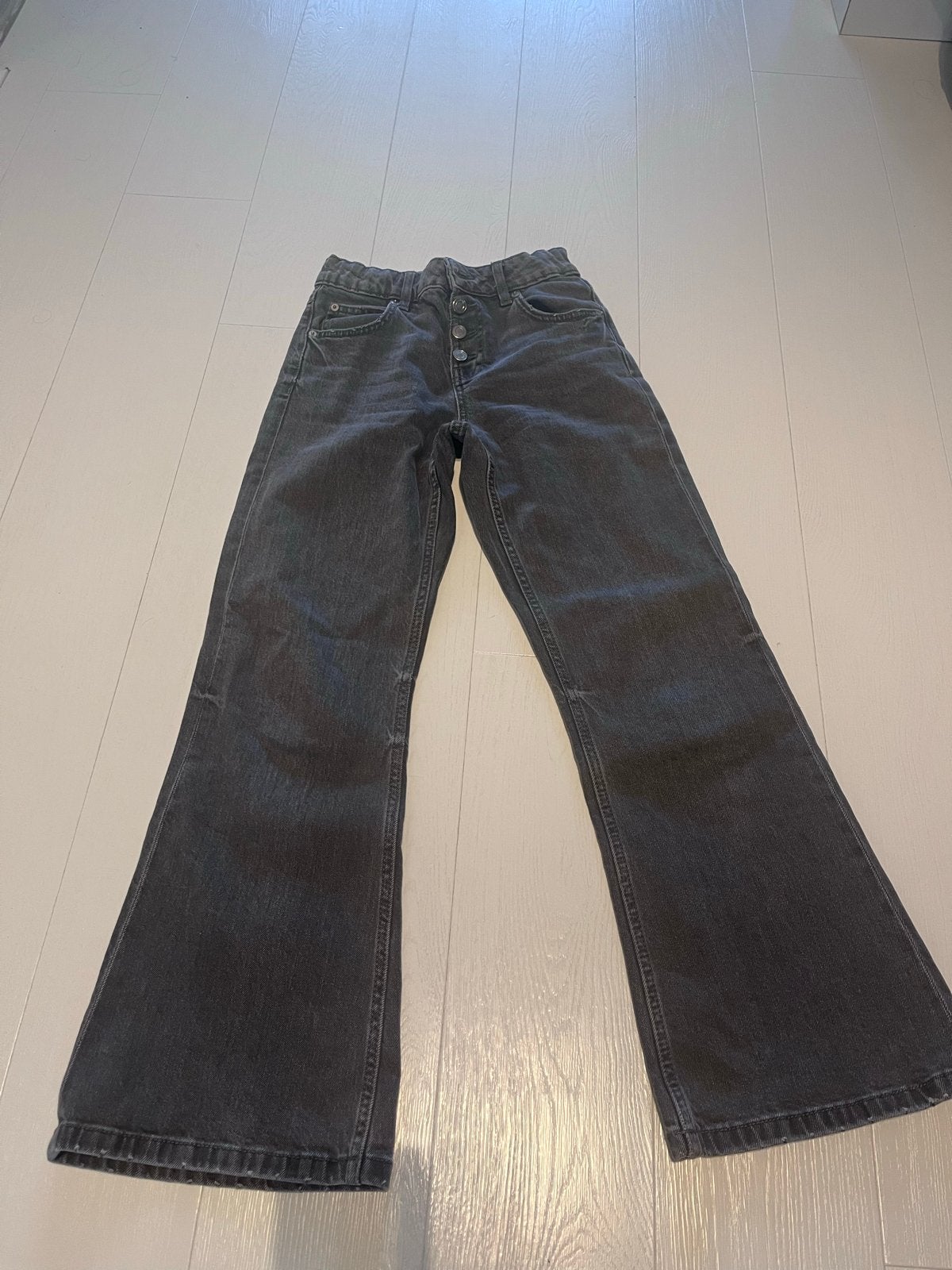Zara flared spijkerbroek maat 148, Ophalen of Verzenden, Gebruikt, Meisje, Broek