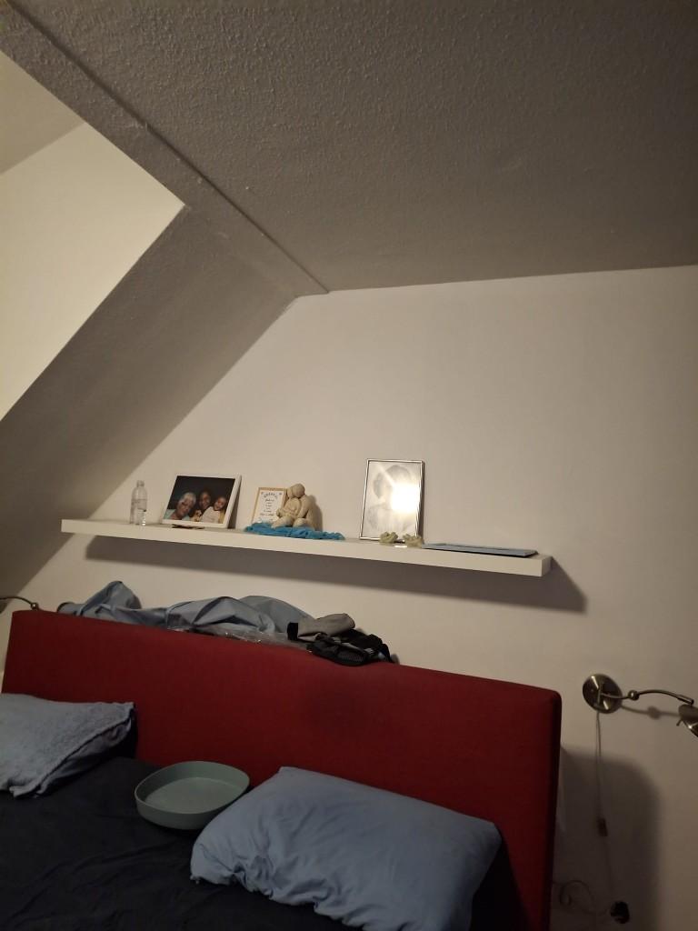 Witte houten wandplank, Ophalen, Gebruikt