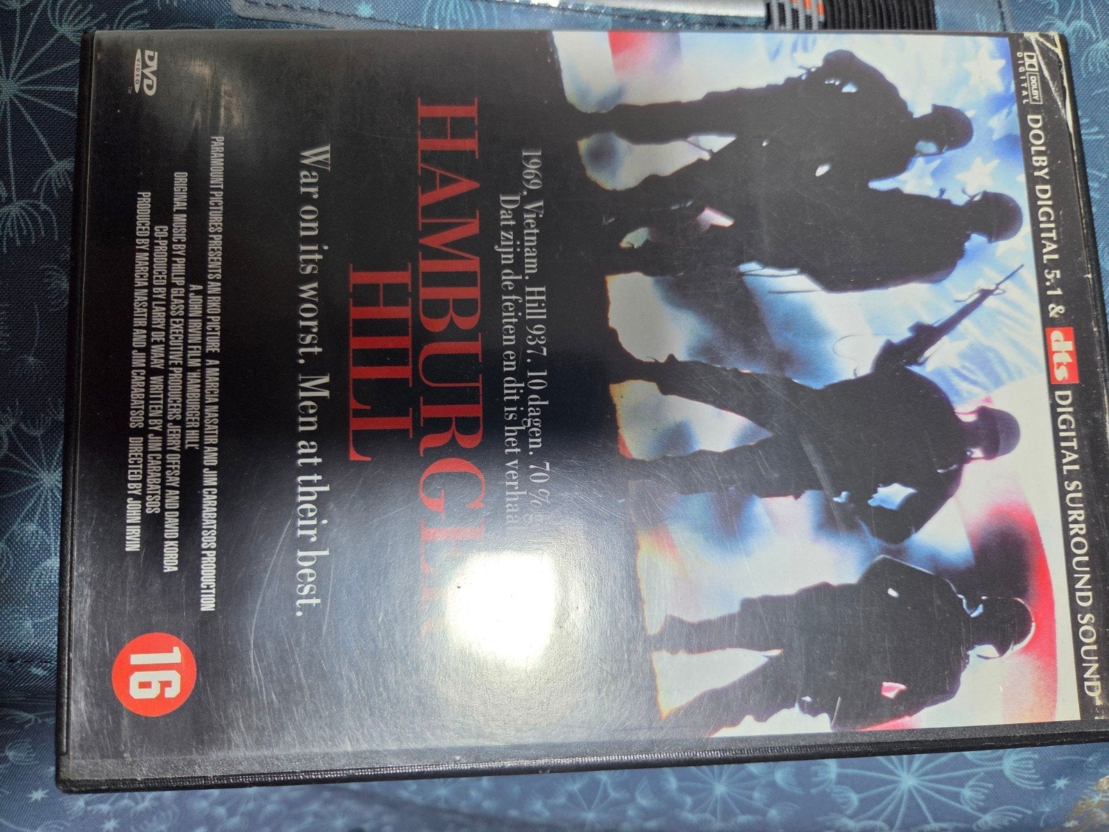 Hamburger Hill DVD - Oorlogsfilm Vietnam, Vanaf 16 jaar, Nederlands, Ophalen of Verzenden, Oorlog