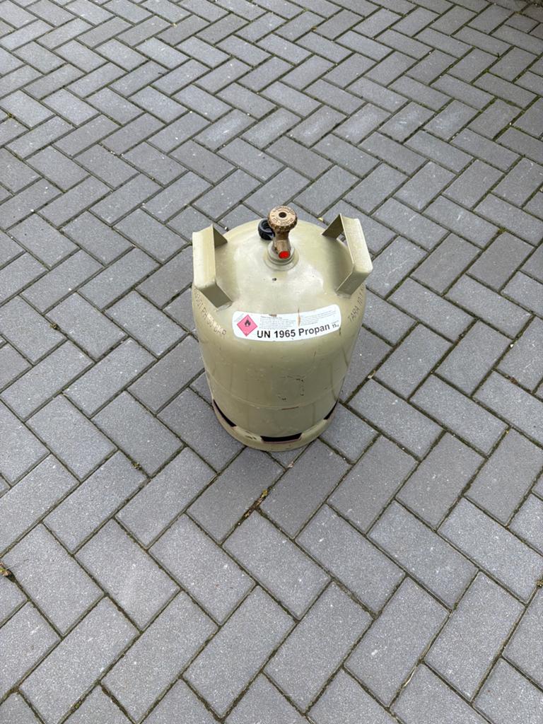 Propaan gasfles 10 kilo leeg, Ophalen, Gebruikt