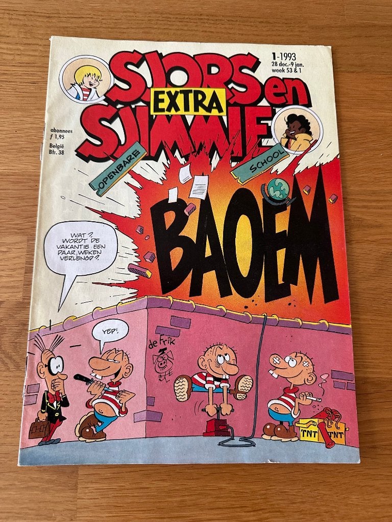 Sjors en Sjimmie Extra tijdschriften 1993 (17 st), Meerdere stripboeken, Ophalen, Gelezen
