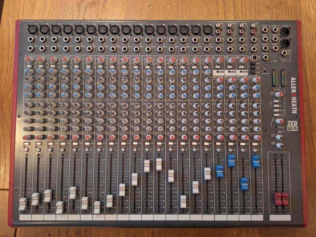 Allen & Heath ZED24 Mengpaneel, Muziek en Instrumenten, Ophalen, Gebruikt, 20 kanalen of meer