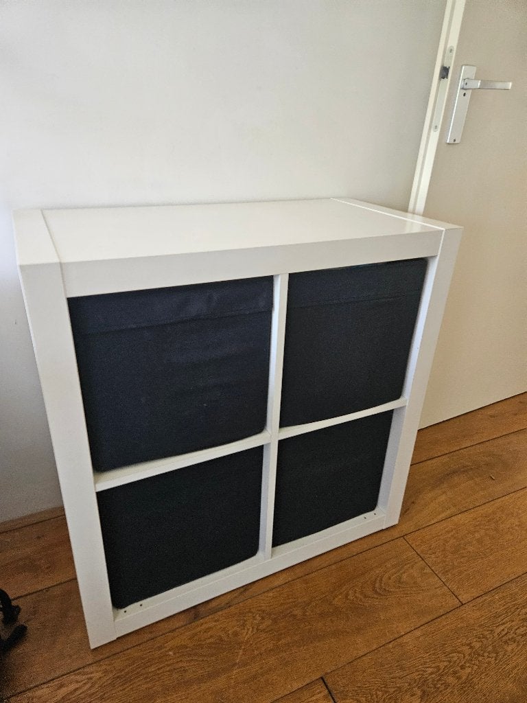Kallax kastje 4 vakken IKEA - GRATIS, Ophalen, Gebruikt, 50 tot 100 cm, Minder dan 100 cm