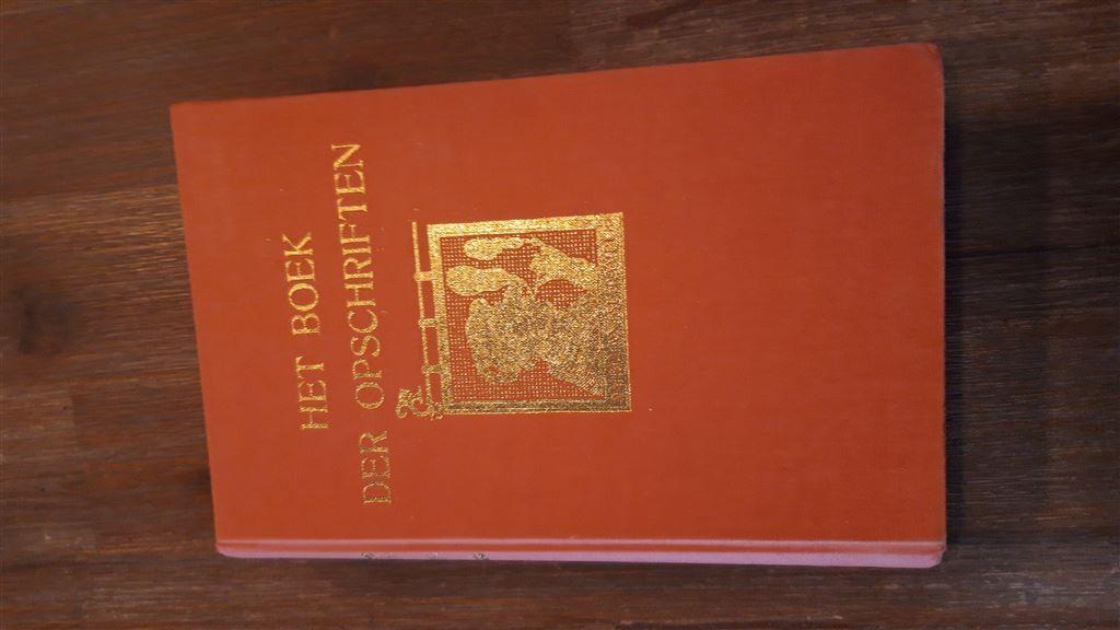J. van Lennep en J. ter Gouw - Het boek der opschriften, Verzenden, Zo goed als nieuw