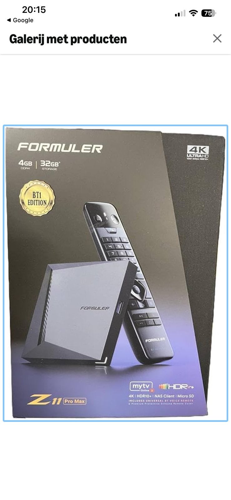 Formuler Z11 Pro Max, Audio, Tv en Foto, Ophalen of Verzenden, Nieuw