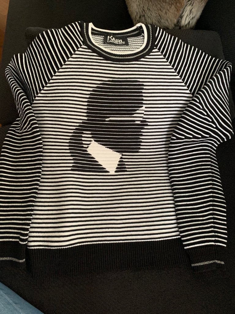 Trui Karl Lagerfeld, Kleding | Dames, Ophalen of Verzenden, Zo goed als nieuw, Zwart
