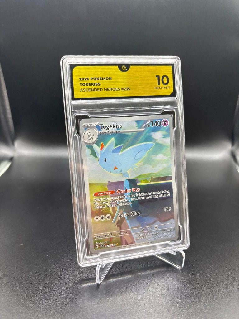 Togekiss #235/217 — Illustration Rare — Gem Mint 10, Ophalen of Verzenden, Nieuw, Losse kaart, Foil