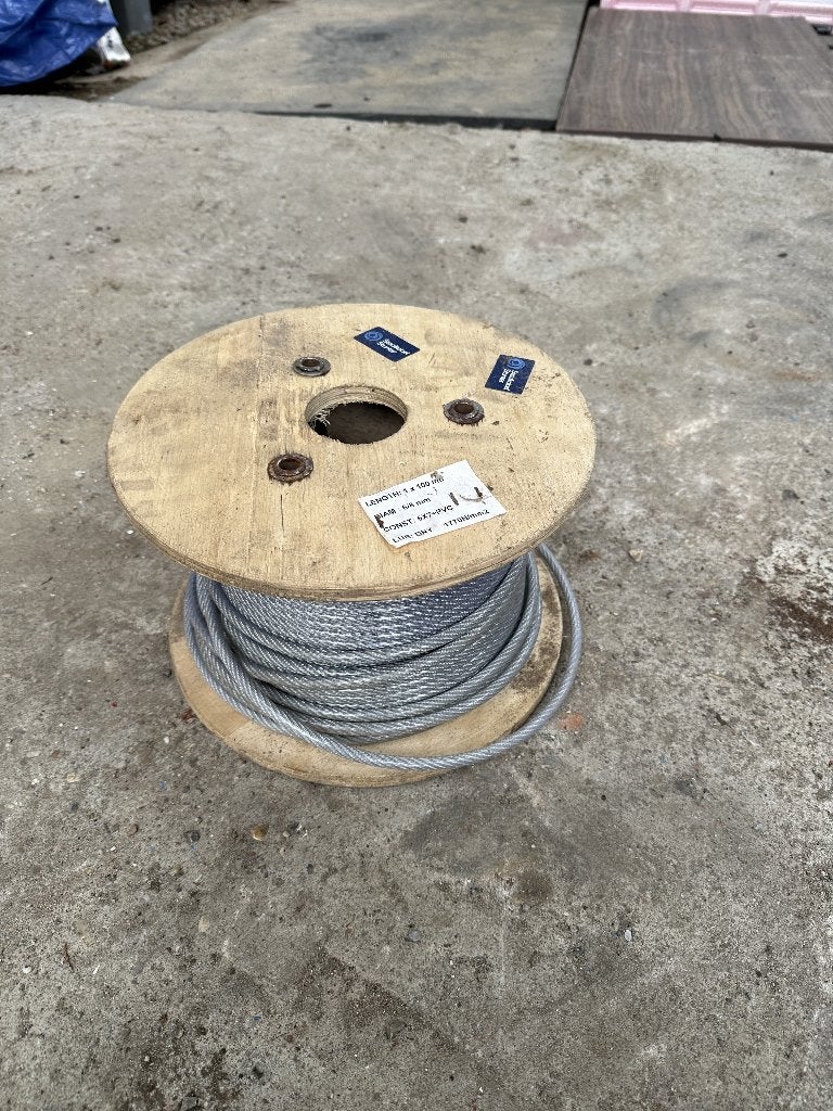 Geplastificeerde staalkabel, Ophalen, Nieuw, 250 mm of meer, Overige typen