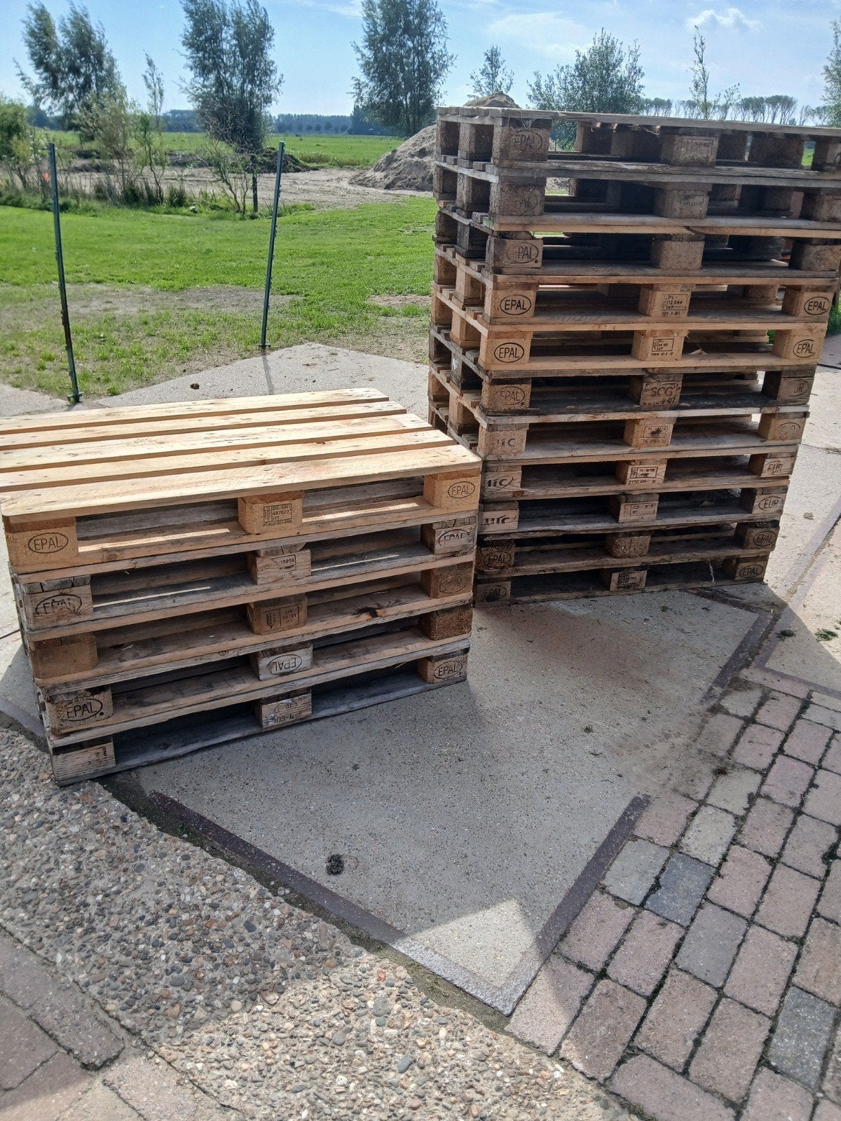 europallets euro pallets, Ophalen, Gebruikt, 25 tot 50 mm, Pallet