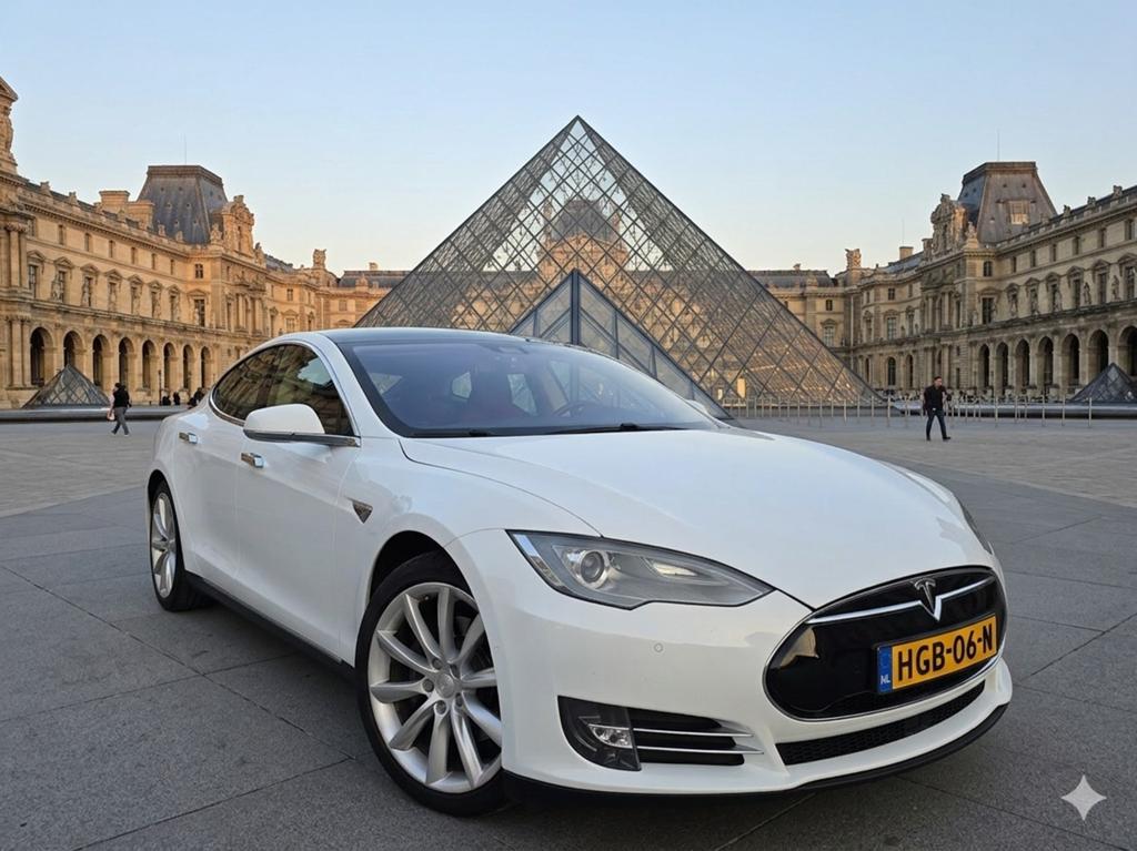 Tesla Model S 85 Free Supercharging April 2027 APK, Automaat, Achterwielaandrijving, Model S, Leder en Stof
