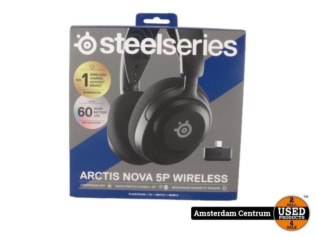 Steelseries Arctis Nova 5P Wirreless - Nieuw