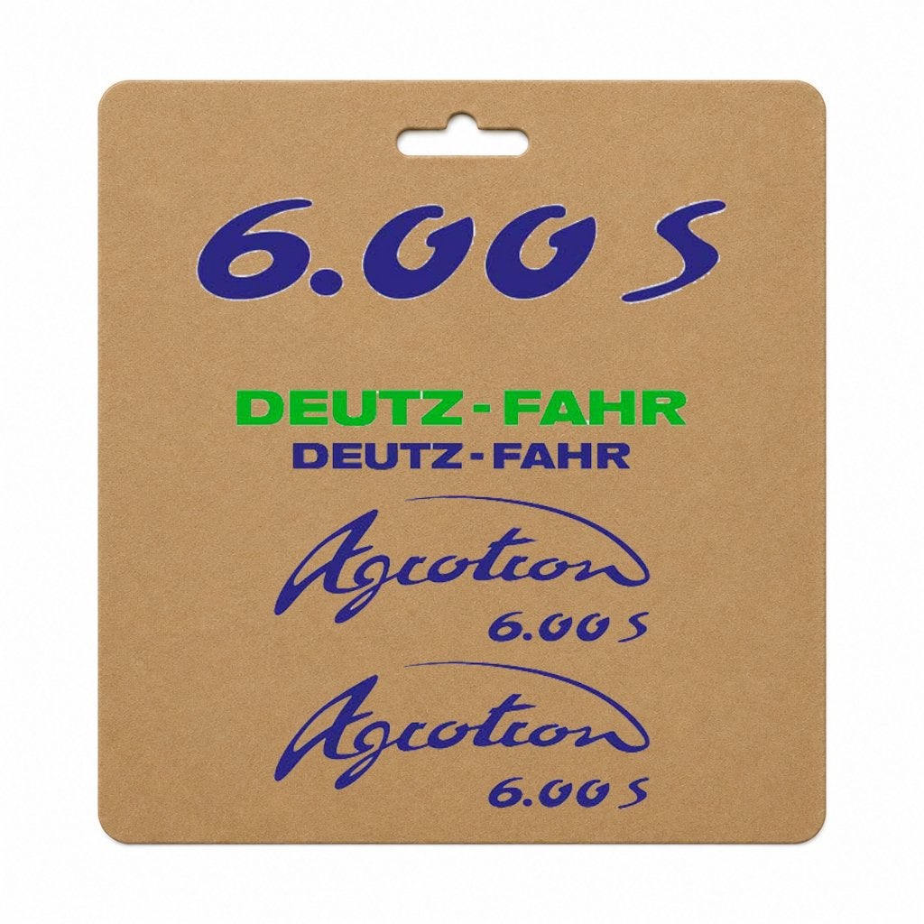 Vervangende Stickers Deutz Agrotron 6.00 - 6.05, Verzenden