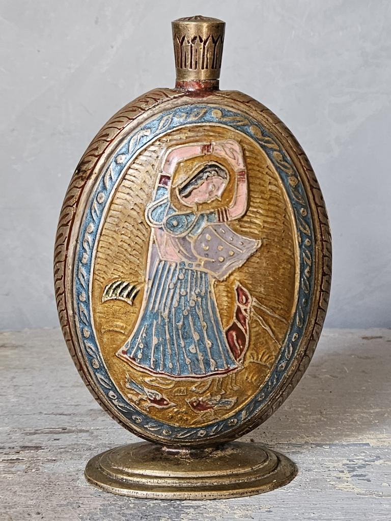 Vintage indiase parfumfles, Verzamelen, Gebruikt, ., Ophalen of Verzenden, .