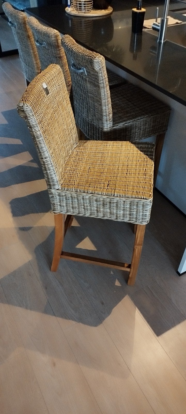 Riviera Maison barstoelen., 4 krukken, Ophalen of Verzenden, 60 tot 90 cm